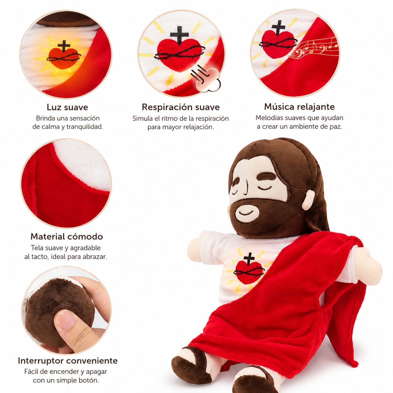 Set de Peluches | Respiración Guiada | 3 Piezas