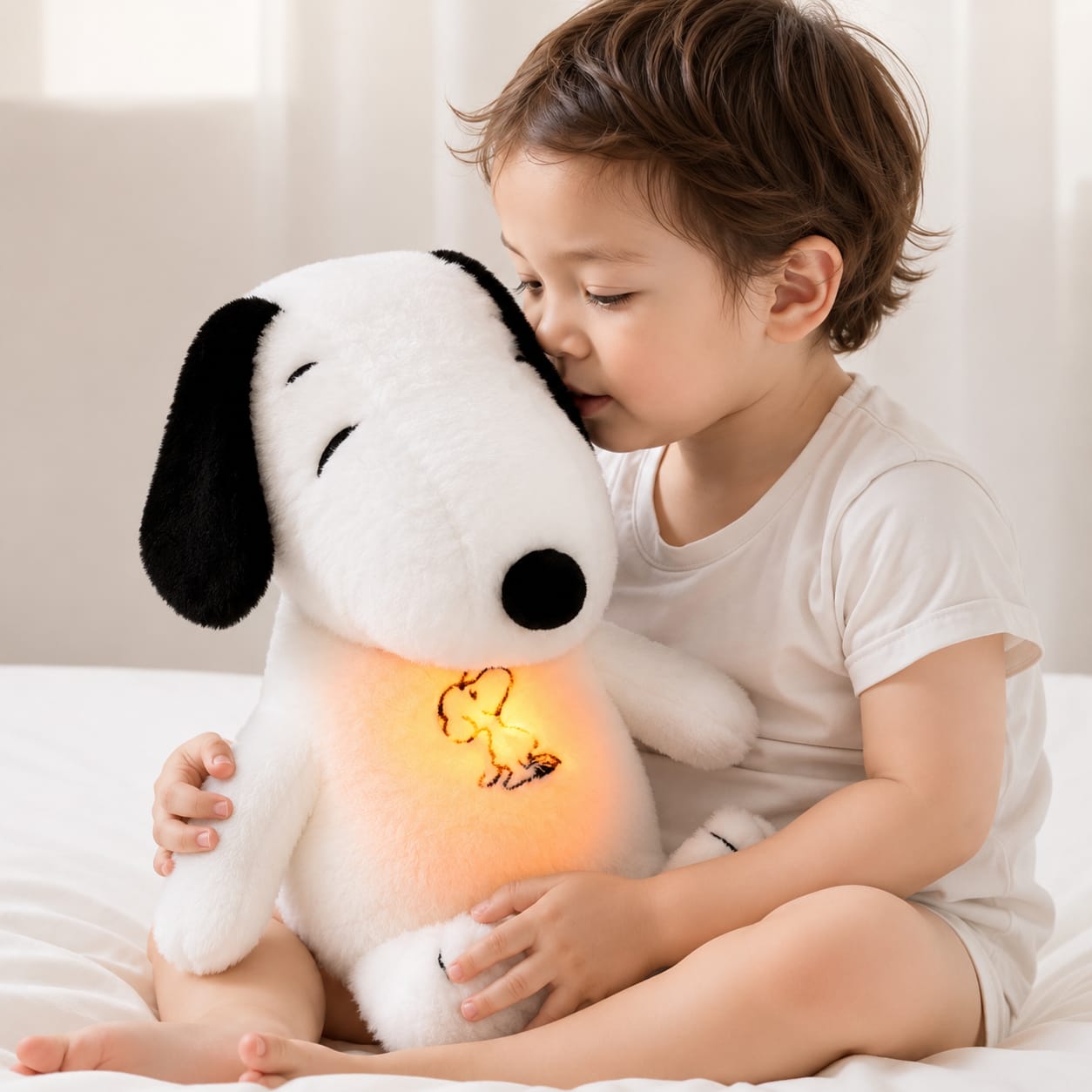 Peluche Snoopy para Bebé | Respiración Guiada
