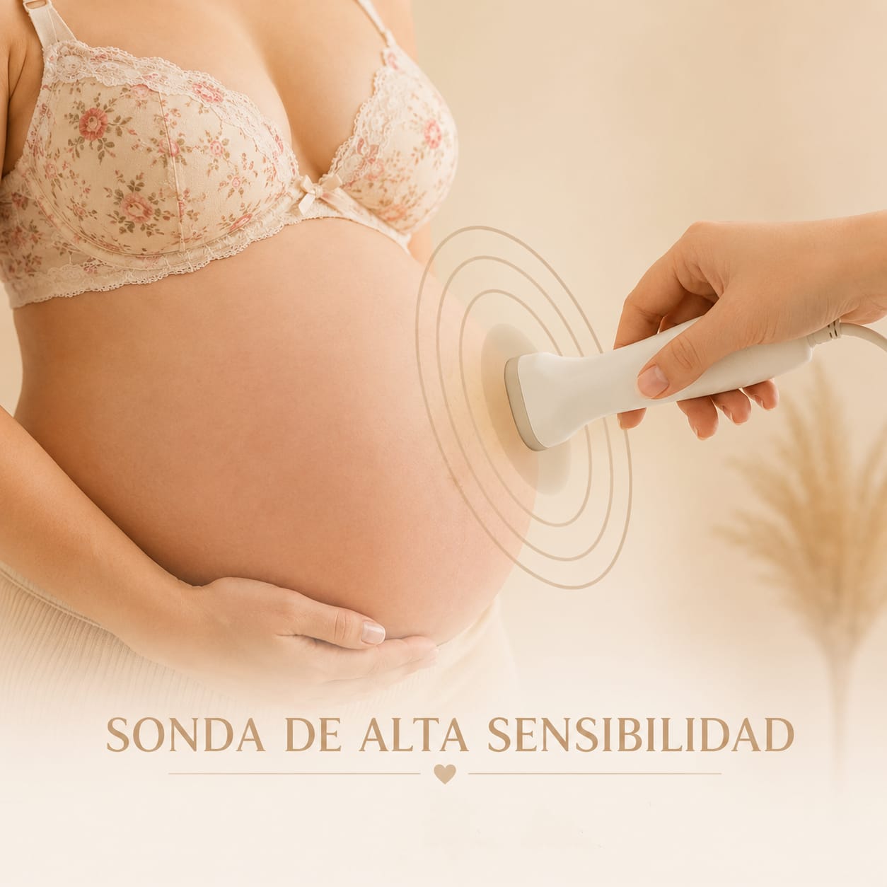 Doppler Fetal Portátil | Monitor de Latidos del Bebé