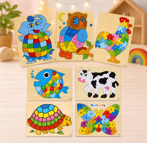 Rompecabezas Montessori de Madera | Animales
