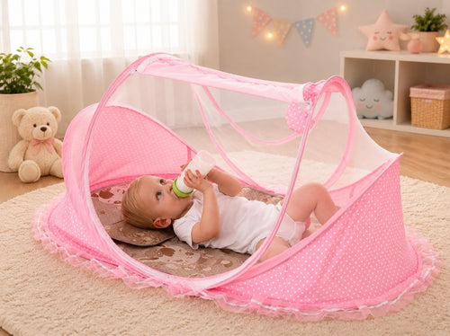 Cuna Plegable para Bebé | Portátil con Mosquitera