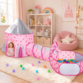 Carpa Infantil 3 en 1 | Túnel y Piscina de Pelotas