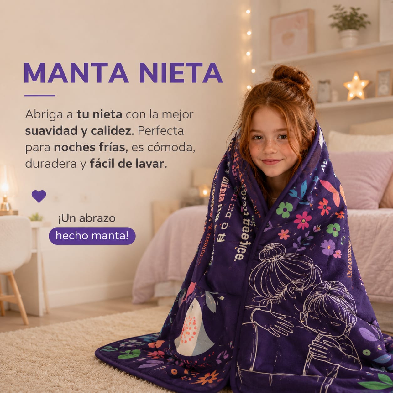 Manta Afelpada | Para Mi Nieta