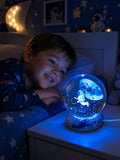 Esfera de Cristal LED | Luna 3D con Astronauta