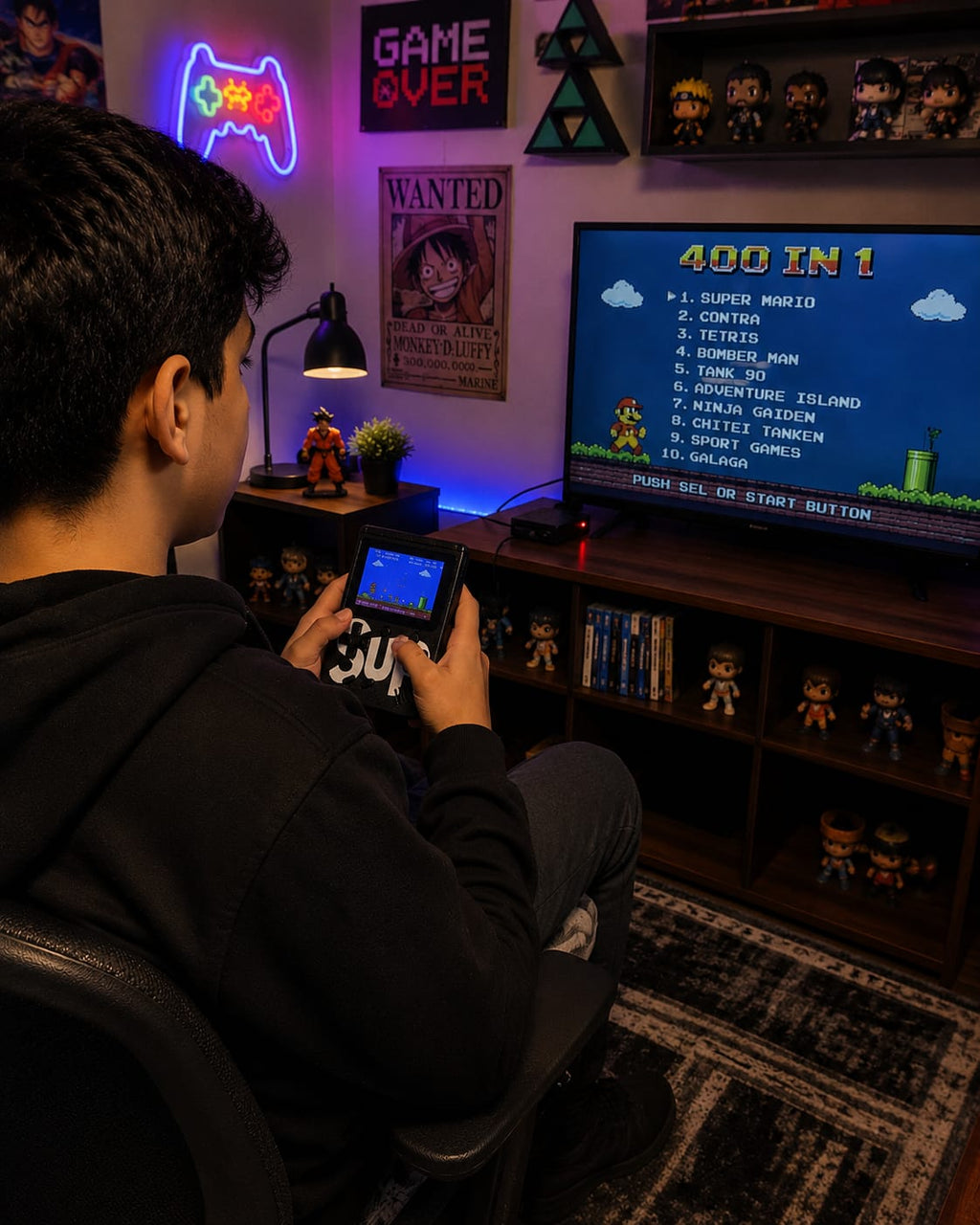 Consola Retro Portátil | 400 Juegos