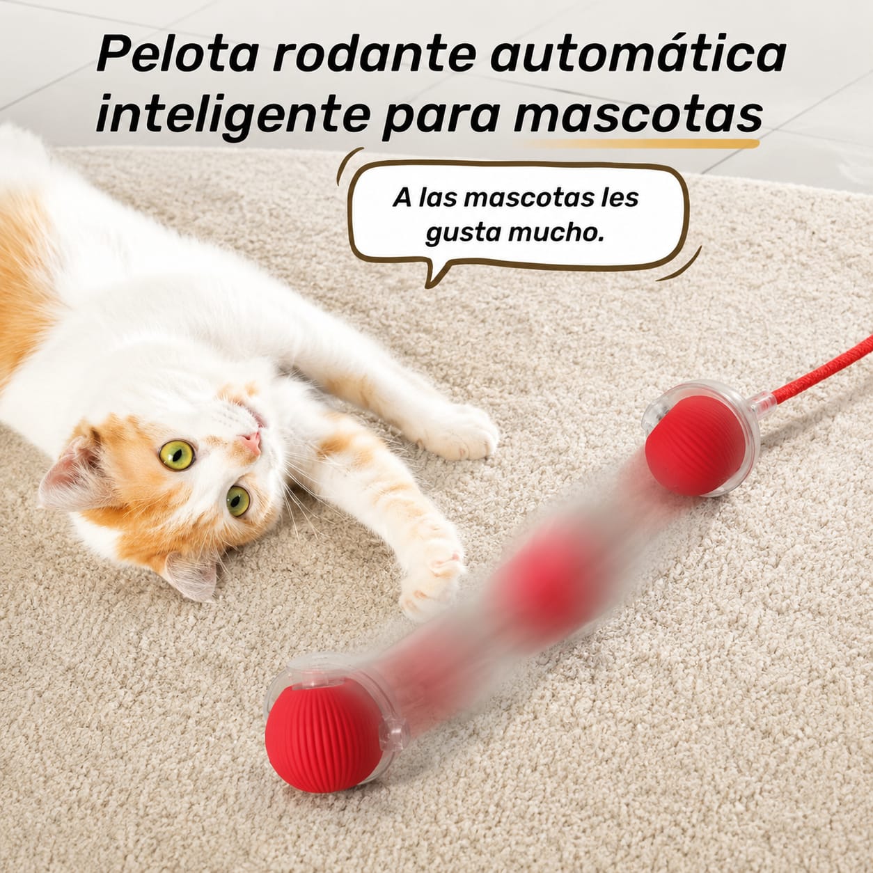 Pelota Interactiva para Mascotas | Inteligente