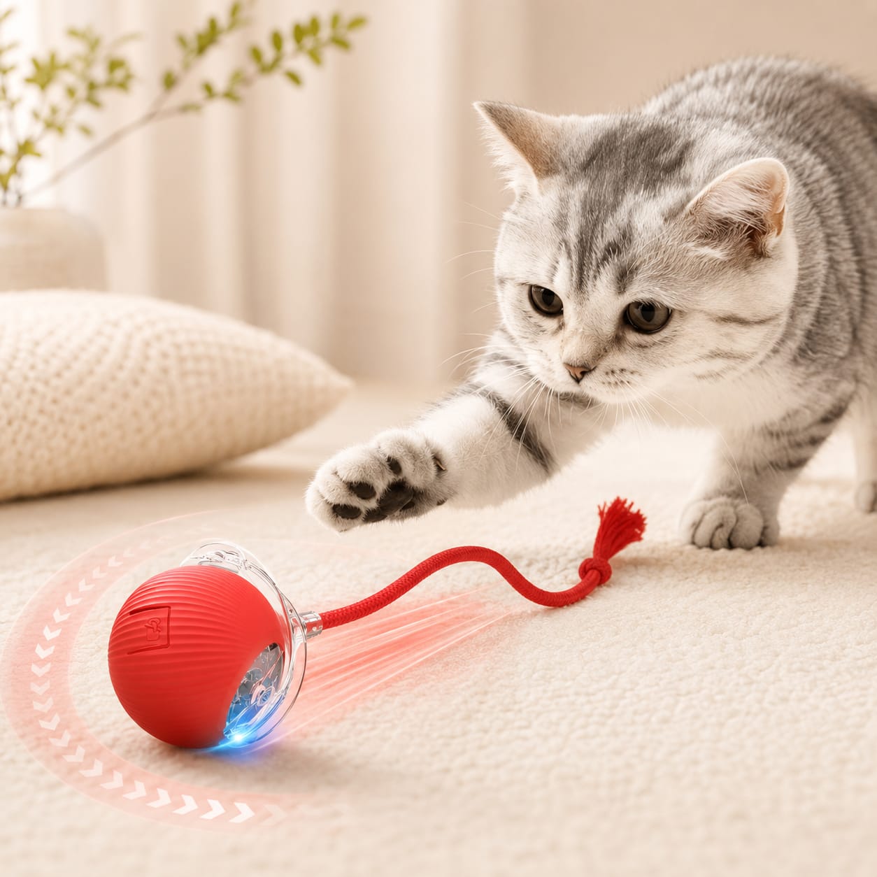 Pelota Interactiva para Mascotas | Inteligente