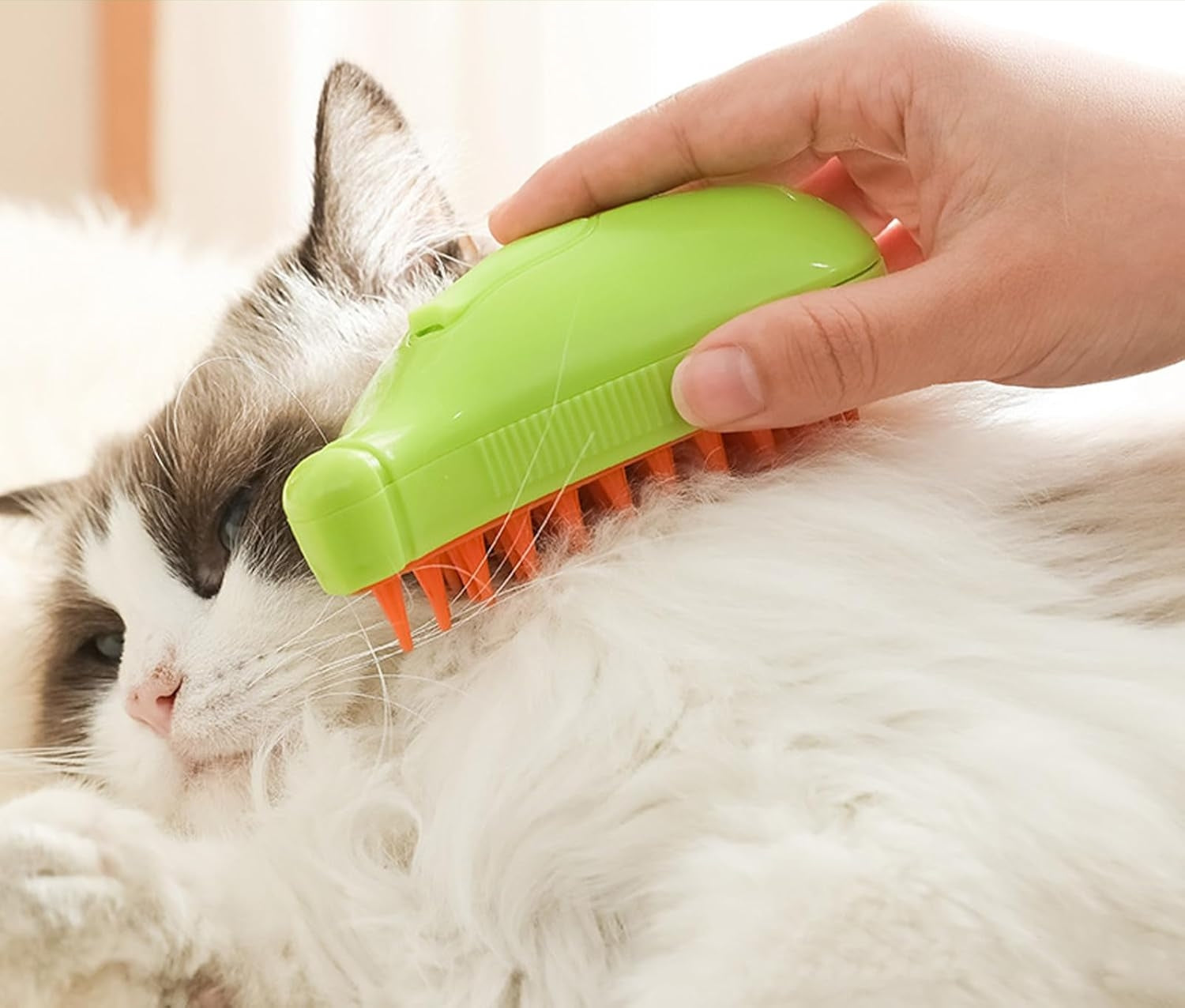 Cepillo Vaporizador para Mascotas | 3 en 1