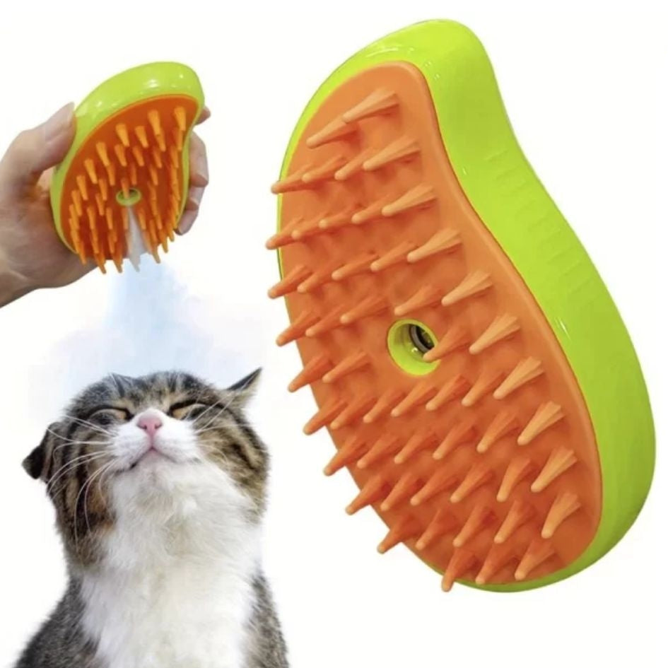 Cepillo Vaporizador para Mascotas | 3 en 1