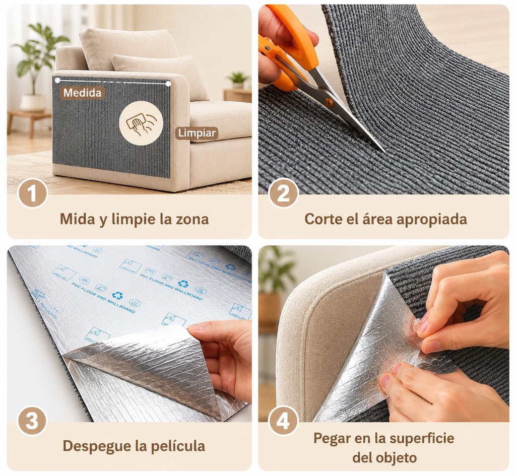 Tapete Rascador para Gatos | Protector de Muebles