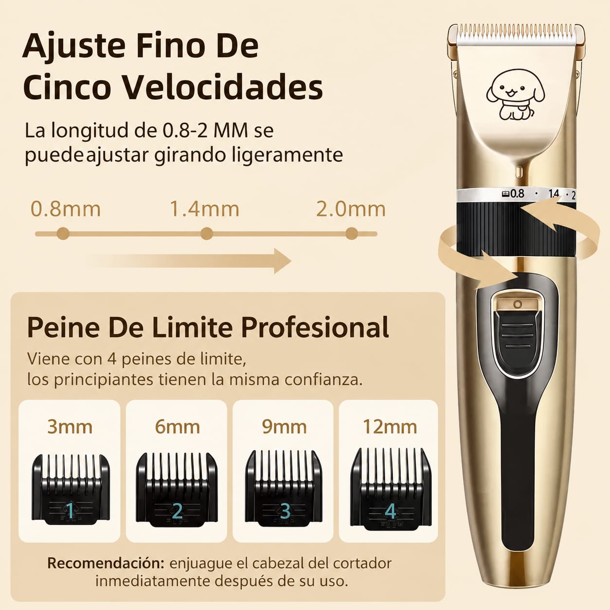 Kit de Peluquería para Mascotas | Profesional