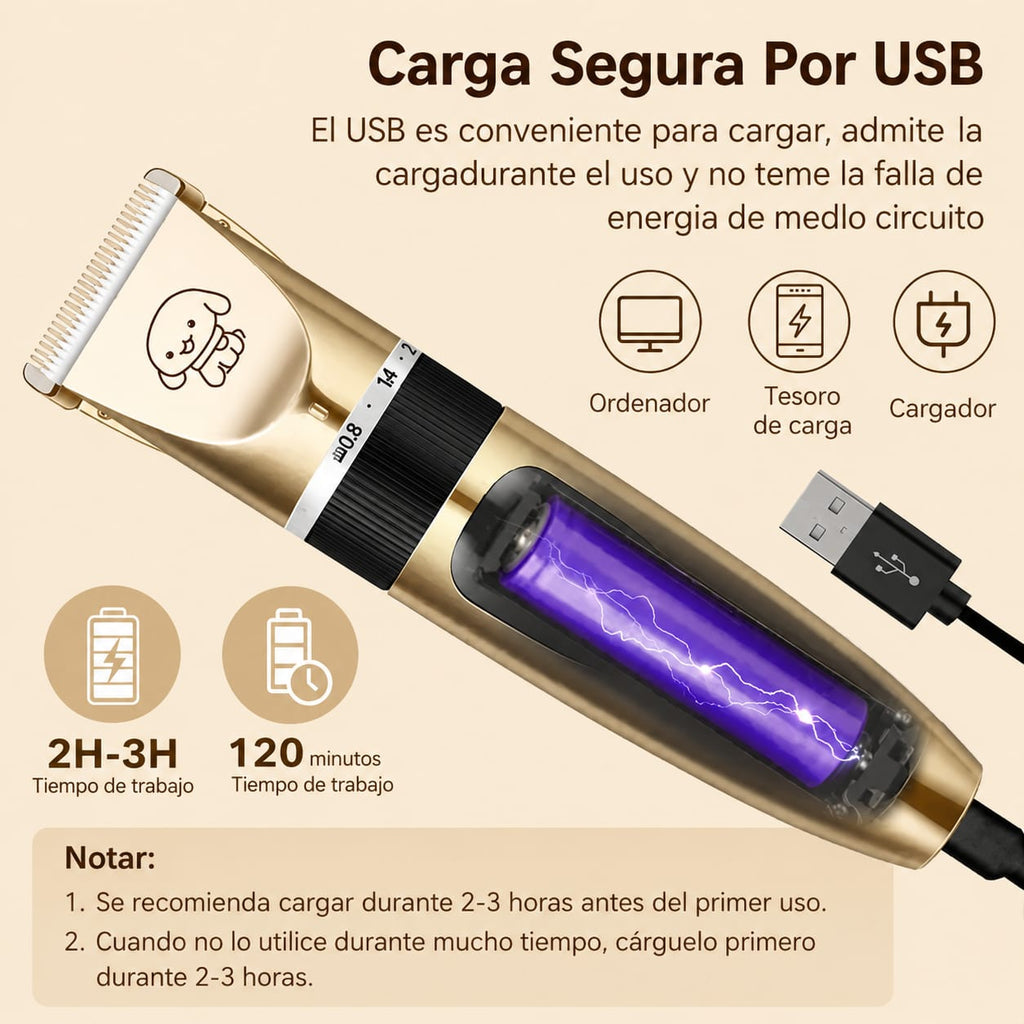 Kit de Peluquería para Mascotas | Profesional