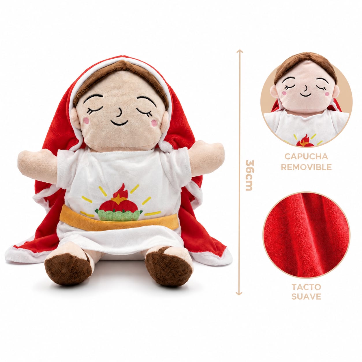 Peluche Virgen María | Respiración Guiada