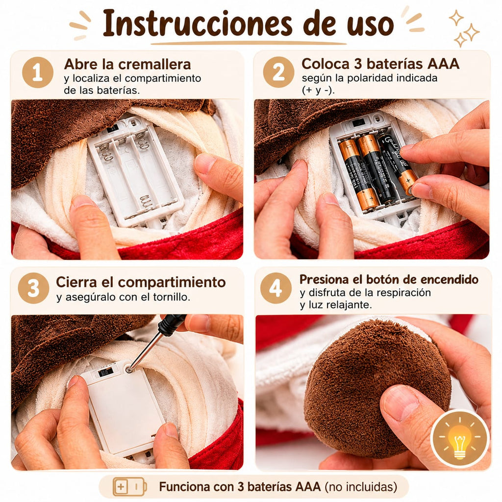 Peluche Virgen María | Respiración Guiada
